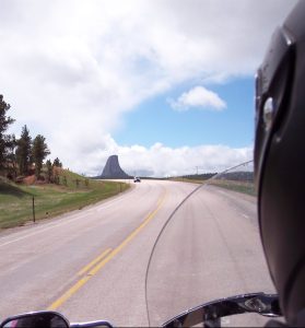 The road to Devils Tower, Wyoming