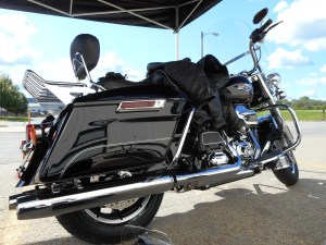 Our new Harley is ready for its first adventure. He'll have to earn a nickname.