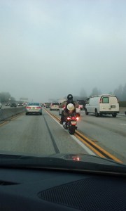 Whitelining is legal in California